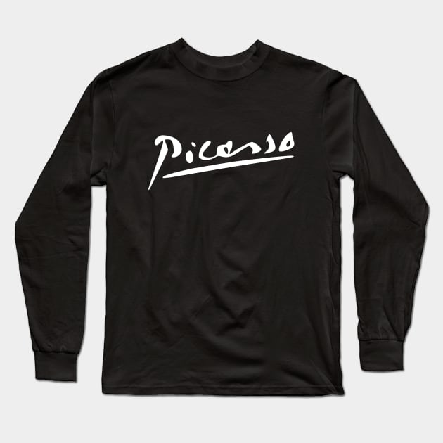 Picasso Long Sleeve T-Shirt by Woah_Jonny